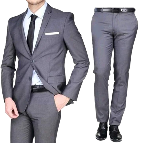 Men Grey Dress Suit