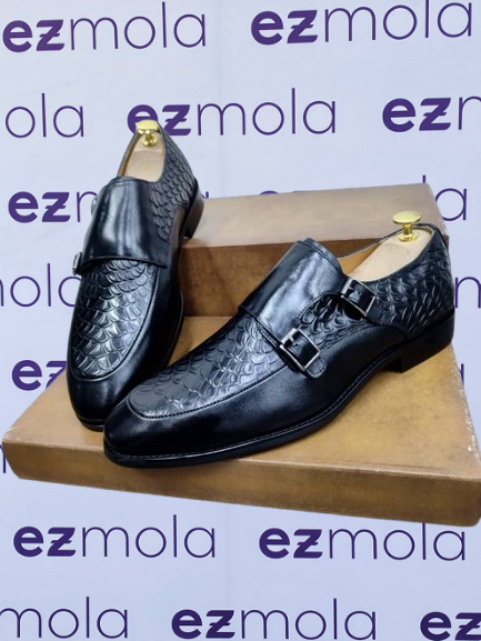 Men dress Shoes With buckle-  black (Copy)