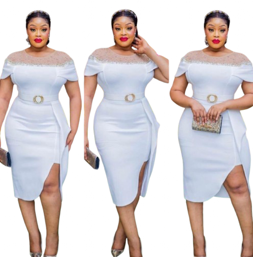 Ladies Summer Dress - White