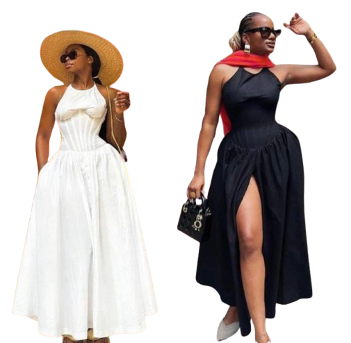 Ladies Summer Dress - White