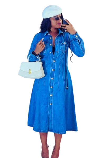 Jeans Onesie -  Dress