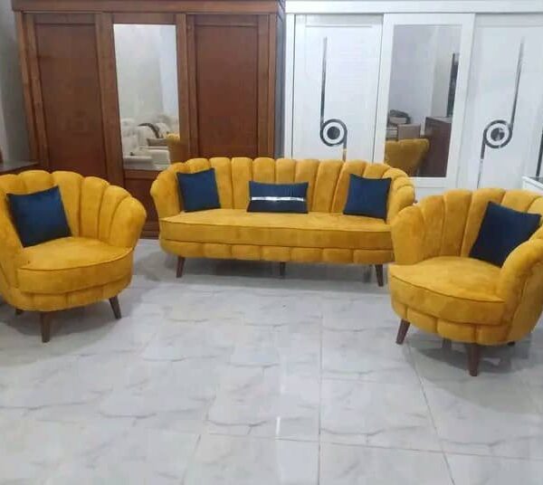 Comfortable Living Room Furniture - Yellow 1