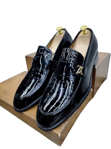 Men Dress Shoes - Leather - Black
