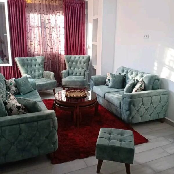 Comfortable Living Room Furniture Set - Grey 1