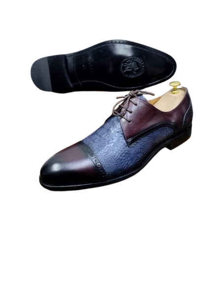 Men Dress Shoes - Leather - Blue