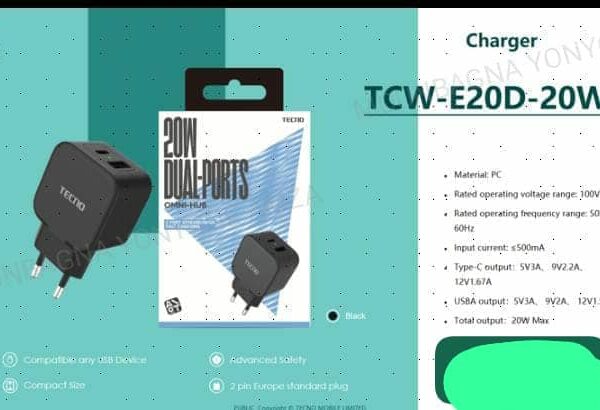 CHARGER TCW-E20D-20W