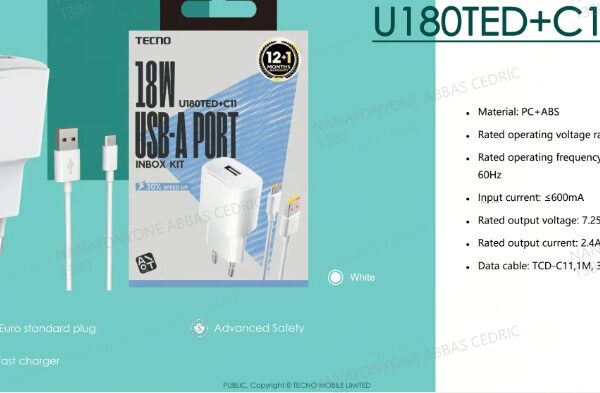 CHARGER U180TED+C11