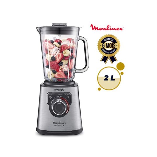 Blender Moulinex Perfectmix+ 1200W - LM811D10 - 2L - 6 mois de Garantie