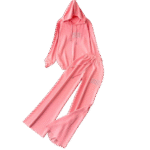 Cozy Knit Lounge Set – Hoodie & Flared Pants - miu miu