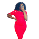 Bold Buttoned Bodycon Dress