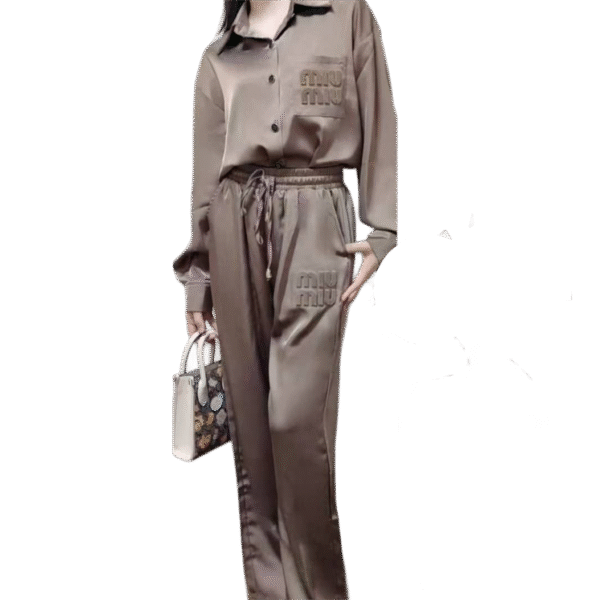 Miu Miu Satin Two-Piece Set