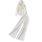 Cozy Knit Lounge Set – Hoodie & Flared Pants - Ralph Lauren – Image 2