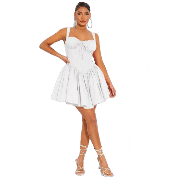 Sweetheart Corset Mini Dress – Fit & Flare Perfection