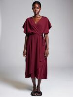 Belle Robe Court Manches